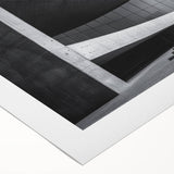 Brutalist Wall Art | Curved Concrete Structure Modern Architectural Print