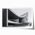 Brutalist Wall Art | Curved Concrete Structure Modern Architectural Print