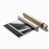 Brutalist Wall Art | Curved Concrete Structure Modern Architectural Print