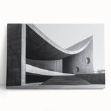 Brutalist Wall Art | Curved Concrete Structure Modern Architectural Print