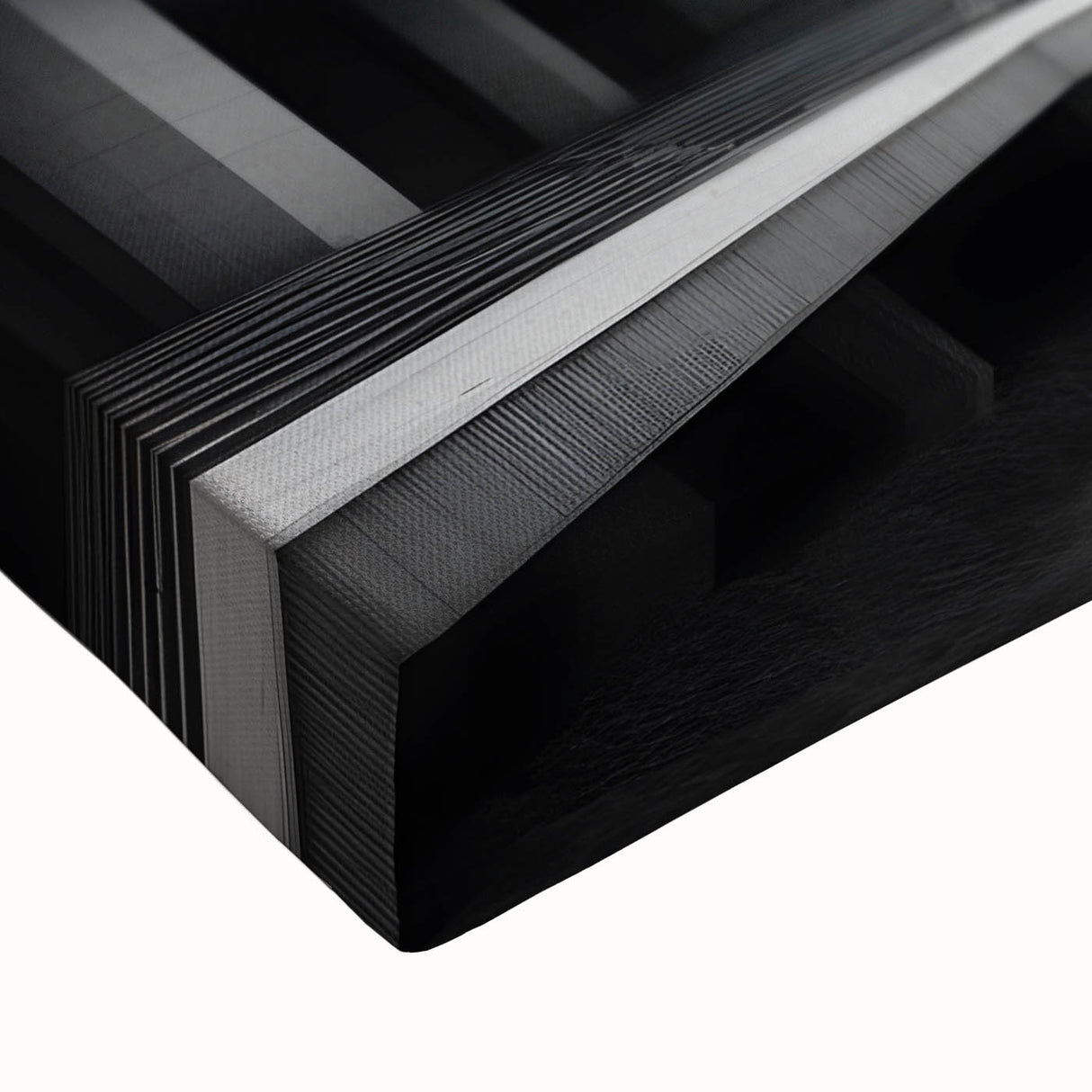 Brutalist Wall Art | Geometric Concrete Architecture | Industrial Canvas