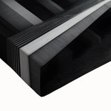 Brutalist Wall Art | Geometric Concrete Architecture | Industrial Canvas
