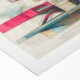 Modern Brutalist Wall Art with Geometric Concrete Forms | Industrial Style