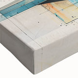 Modern Brutalist Wall Art with Geometric Concrete Forms | Industrial Style