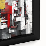 Bold Brutalist Wall Art | Industrial Geometric Design with Concrete Textures