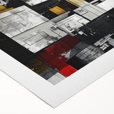 Bold Brutalist Wall Art | Industrial Geometric Design with Concrete Textures