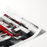 Bold Brutalist Wall Art | Industrial Geometric Design with Concrete Textures