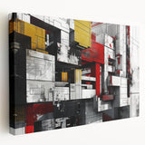 Bold Brutalist Wall Art | Industrial Geometric Design with Concrete Textures