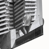 Architectural Brutalist Wall Art | Monochrome Modern Industrial Design