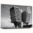 Architectural Brutalist Wall Art | Monochrome Modern Industrial Design