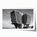 Architectural Brutalist Wall Art | Monochrome Modern Industrial Design