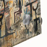 Expressive Brutalist Wall Art | Abstract Geometric Industrial Design Canvas