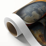 Industrial Brutalist Wall Art | Abstract Circular Geometric Metal Design