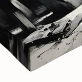 Brutalist Wall Art | Geometric Still Life with Concrete Cityscape | Canvas