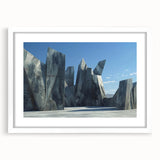 Monumental Brutalist Wall Art | Abstract Geometric Architectural Design