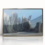 Monumental Brutalist Wall Art | Abstract Geometric Architectural Design