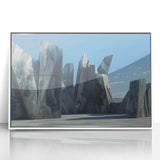 Monumental Brutalist Wall Art | Abstract Geometric Architectural Design