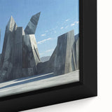 Monumental Brutalist Wall Art | Abstract Geometric Architectural Design