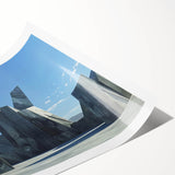 Monumental Brutalist Wall Art | Abstract Geometric Architectural Design