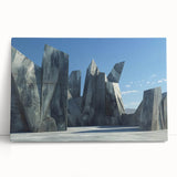 Monumental Brutalist Wall Art | Abstract Geometric Architectural Design