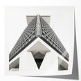 Brutalist Wall Art | Geometric Architectural Structure | Industrial Print
