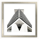 Brutalist Wall Art | Geometric Architectural Structure | Industrial Print