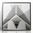 Brutalist Wall Art | Geometric Architectural Structure | Industrial Print