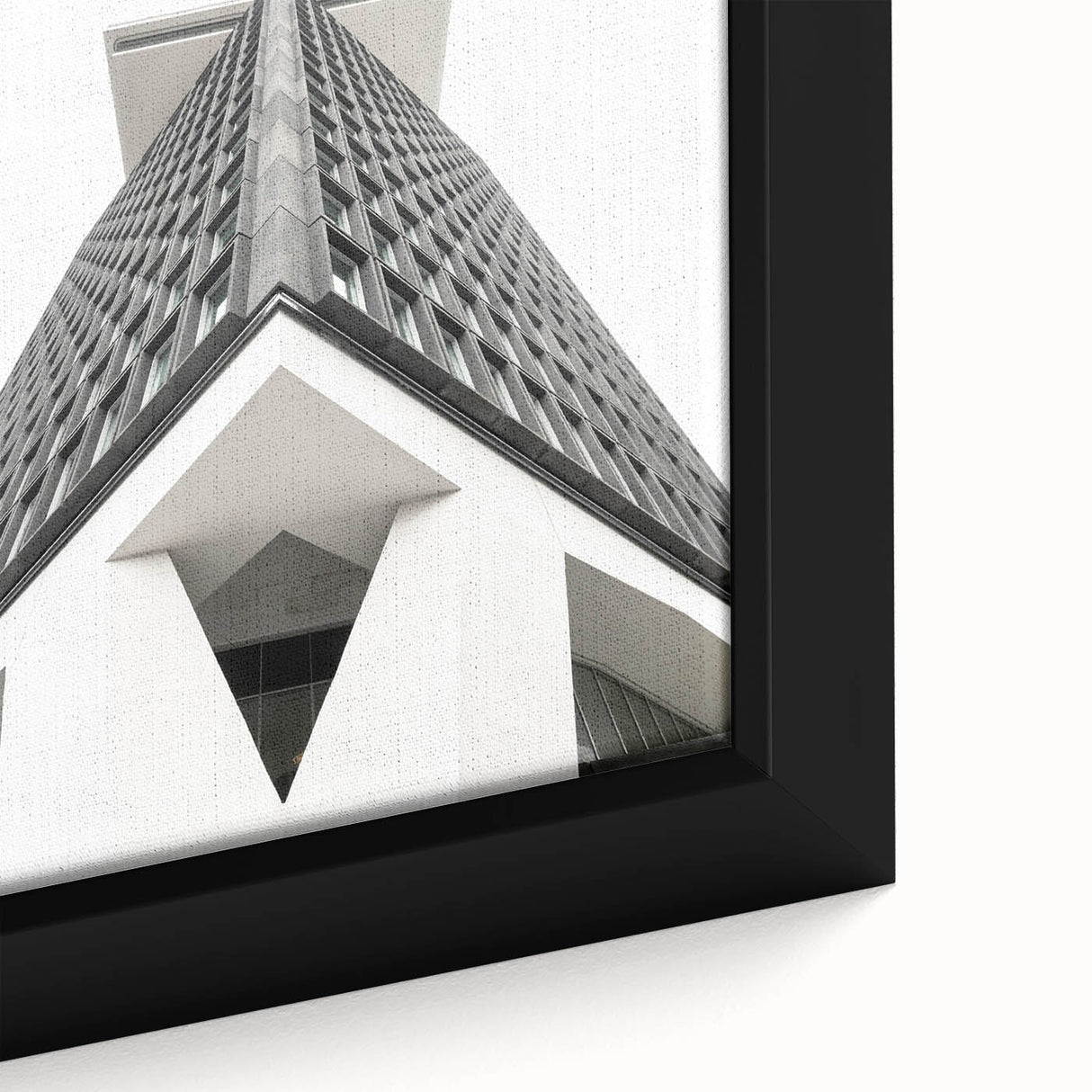 Brutalist Wall Art | Geometric Architectural Structure | Industrial Print