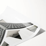 Brutalist Wall Art | Geometric Architectural Structure | Industrial Print