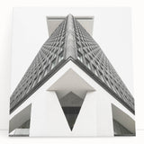 Brutalist Wall Art | Geometric Architectural Structure | Industrial Print