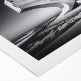 Futuristic Brutalist Wall Art | Surreal Coastal Concrete Architecture Design