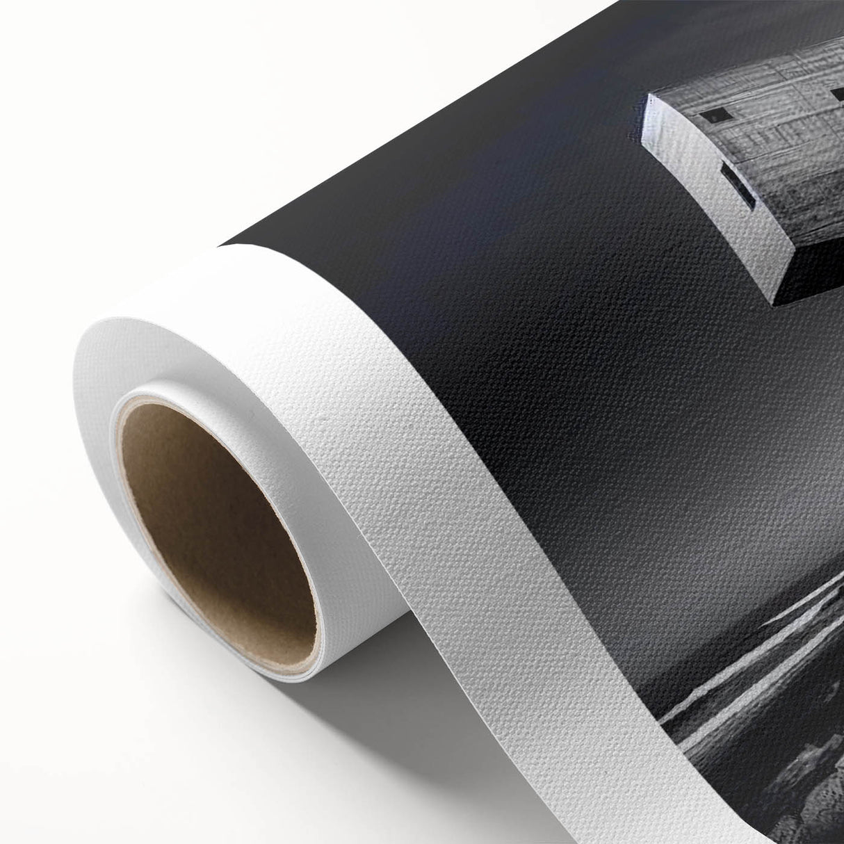 Futuristic Brutalist Wall Art | Surreal Coastal Concrete Architecture Design