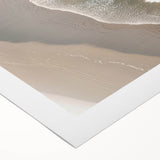 Serene Coastal Wall Art - Aerial Beach-Themed Ocean Print for Nautical Decor