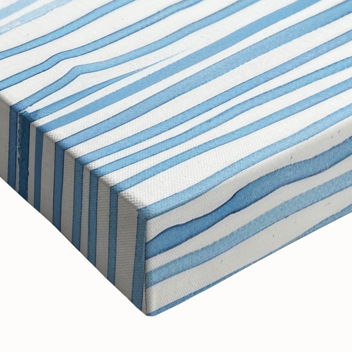 Abstract Coastal Wall Art - Nautical Ocean-Inspired Blue Line Print Decor