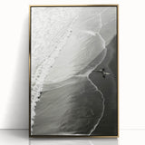 Surfer Coastal Wall Art - Nautical Beach-Themed Ocean Surfing Print Decor