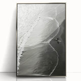 Surfer Coastal Wall Art - Nautical Beach-Themed Ocean Surfing Print Decor