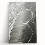 Surfer Coastal Wall Art - Nautical Beach-Themed Ocean Surfing Print Decor