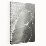 Surfer Coastal Wall Art - Nautical Beach-Themed Ocean Surfing Print Decor