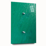 Sailboats on Turquoise Waters - Coastal Wall Art for Nautical Decor