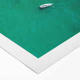 Sailboats on Turquoise Waters - Coastal Wall Art for Nautical Decor