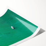 Sailboats on Turquoise Waters - Coastal Wall Art for Nautical Decor