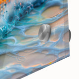 Nautical Decor – Vibrant Ocean Wave Coastal Wall Art for Beach Homes