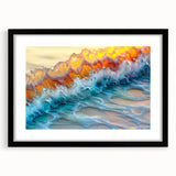 Nautical Decor – Vibrant Ocean Wave Coastal Wall Art for Beach Homes