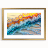 Nautical Decor – Vibrant Ocean Wave Coastal Wall Art for Beach Homes