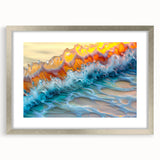 Nautical Decor – Vibrant Ocean Wave Coastal Wall Art for Beach Homes