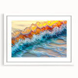 Nautical Decor – Vibrant Ocean Wave Coastal Wall Art for Beach Homes