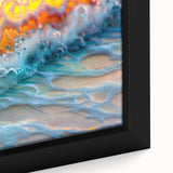 Nautical Decor – Vibrant Ocean Wave Coastal Wall Art for Beach Homes