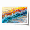 Nautical Decor – Vibrant Ocean Wave Coastal Wall Art for Beach Homes