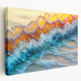 Nautical Decor – Vibrant Ocean Wave Coastal Wall Art for Beach Homes