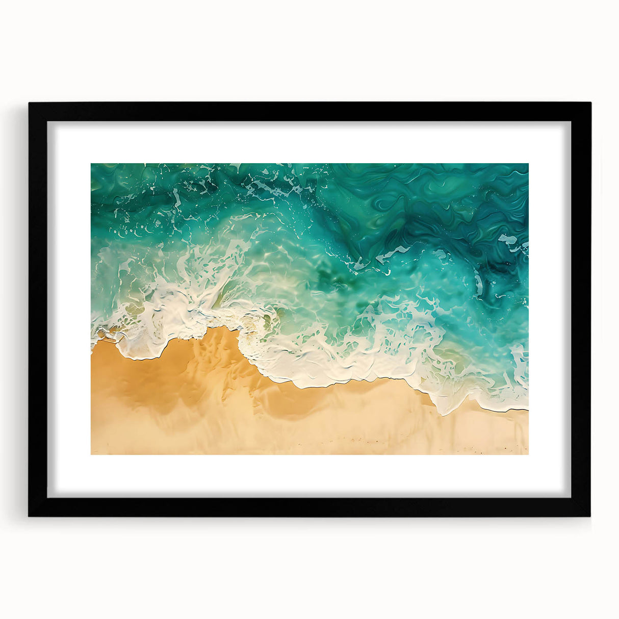 Ocean Breeze Coastal Wall Art – Serene Beach-Themed Decor for Homes